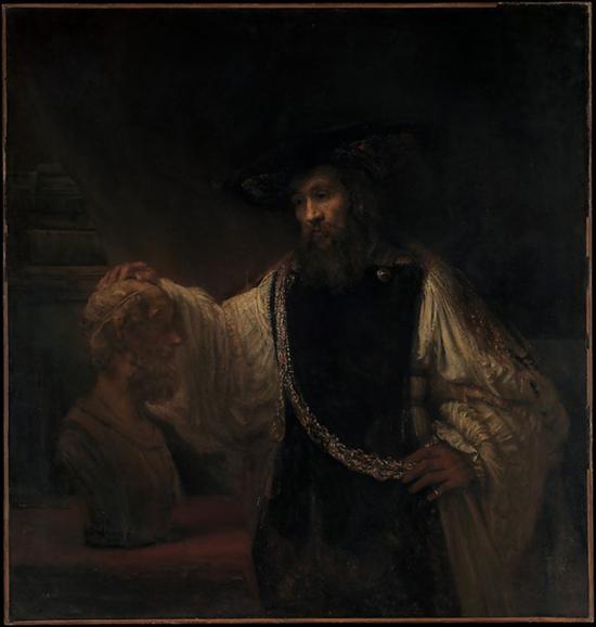 Rembrandt, Ο Αριστοτέλης μπροστά στην προτομή του Ομήρου